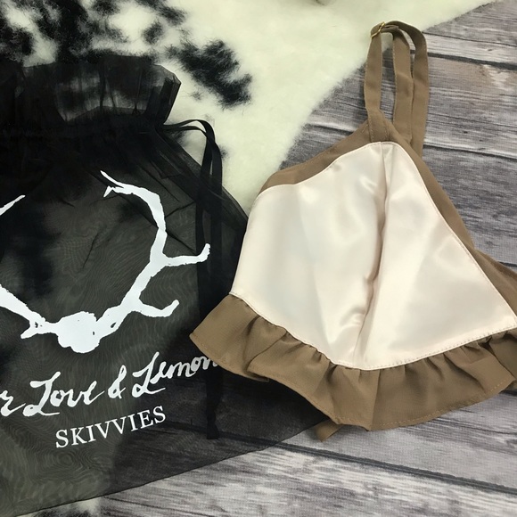 New For Love & Lemons Lucienne Triangle Bra - Picture 3 of 8